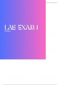 Lab exam 1