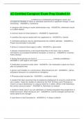 AZ Certified Caregiver Exam Prep Graded A&plus;