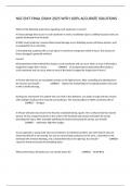 NSC EMT FINAL EXAM 2025 WITH 100&percnt; ACCURATE SOLUTIONS