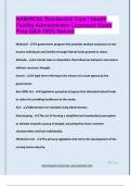 NAB&sol;RCAL Residential Care &sol; Health  Facility Administrator Licensure Exam  Prep Q&A 100&percnt; Solved