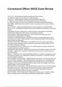 Correctional Officer SOCE Exam Review NEWEST 2025&sol;2026 ACTUAL EXAM COMPLETE QUESTIONS AND CORRECT DETAILED ANSWERS &lpar;VERIFIED ANSWERS&rpar; &vert;ALREADY GRADED A&plus;&vert;&vert;BRAND NEW&excl;&excl;