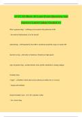 AVIT 323 Block 10 Lents Exam Questions And Answers Latest Update Graded A&plus;