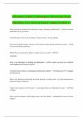 Advanced Vehicle Technology Exam Questions And Answers Latest Update Graded A&plus;