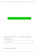 CALIFORNIA BOATING TEST QUESTIONS WITH COMPLETE ANSWERS