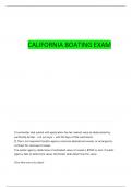 CALIFORNIA YACHT AND SHIP LICENSING STUDY MATERIAL QUESTIONS WITH COMPLETE ANSWERS