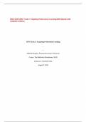 WGU D629 GFN1  Task 1&comma;2 and 3 Bundle with complete solution