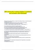 206 community nursing chapter 4 questions  and answers well illustrated&period;