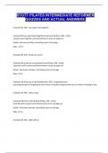 STOTT PILATES INTERMEDIATE REFORMER QUIZZES AND ACTUAL ANSWERS&period;