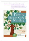 TEST BANK AND INSTRUCTOR'S GUIDE FOR FAMILY HEALTH CARE NURSING&colon; THEORY&comma; PRACTICE&comma; AND RESEARCH BY ROWE KAAKINEN&comma; 5TH EDITION&vert; COMPLETE GUIDE&vert;ALL CHAPTERS COVERED&vert; REFLECTION ANSWERS GRADED A&plus;&vert;2025