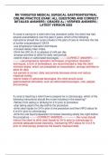 RN TARGETED MEDICAL SURGICAL GASTROINTESTINAL ONLINE PRACTICE EXAM &vert; ALL QUESTIONS AND CORRECT DETAILED ANSWERS &vert; GRADED A&plus; &vert; VERIFIED ANSWERS &vert; LATEST VERSION 2025