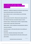 NUR 212 EXAM PACKAGE DEAL QUESTIONS AND VERIFIED DETAILED ANSWERS &vert; 100&percnt; GUARANTEED PASS &vert; ALREADY GRADED A&plus;