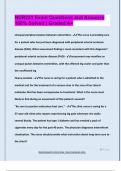NUR221 Exam Questions and Answers  100&percnt; Solved &vert; Graded A&plus;