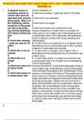 PN NCLEX &num;3 EXAM TEST QUESTIONS WITH 100&percnt; VERIFIED ANSWERS GRADED A&plus;