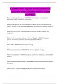 CALMHSA Peer Support Certification Exam Questions with Complete Answers-Latest 2024&sol;2025