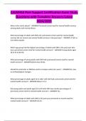 CALMHSA Peer Support Certification Exam Study Questions with Complete Answers-Latest 2024&sol;2025