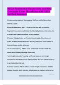 RECA Residential Exam Units and Key  Concepts Exam Questions with 100&percnt;  Verified Answers