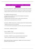 CMAS 258N Exam 2 Questions 100&percnt; Correct Solutions