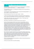 FAML 400 Exam 1 Study Guide Questions Exam A&plus; 2025&sol;2026