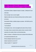 Sales Mastery Exam Questions with  100&percnt; Correct Answers &vert; Latest Update