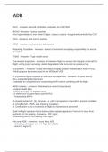 ADB Exam With Questions and Correct Answers