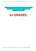 SOPHOS CERTIFIED ENGINEER EXAM 2025-2026&period; QUESTIONS WITH 100&percnt; CORRECT AND VERIFIED ANSWERS&period;    A&plus; GRADED&period;