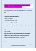 SNSA7 Exam Questions and Answers  100&percnt; Solved &vert; Graded A&plus;