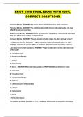 ENGT 1000 FINAL EXAM WITH 100&percnt; CORRECT SOLUTIONS 