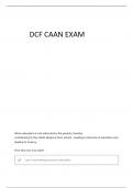 DCF CHILD ABUSE AND NEGLECT &lpar;CAAN&rpar; EXAM WITH COMPLETE SOLUTIONS 2025