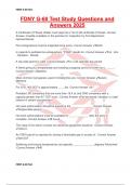 FDNY G-60 Test Study Questions and Answers 2025