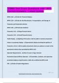 TFM06 Test Exam Questions with 100&percnt;  Correct Answers &vert; Latest Update