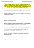 MULTIDIMENSIONAL CARE 1 EXAM 2 &sol; FINAL STUDY GUIDE &sol; 90&plus; COMPLETE QUESTIONS AND CORRECT DETAILED ANSWERS &sol; ACTUAL EXAM QUESTIONS WITH VERIFIED ANSWERS&comma; DETAILED RATIONALES&comma; AND 100&percnt; ACCURACY &ndash; GUARANTEED PASS &vert; GRADED A&plus;