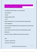 VA Tattoo Exam Questions and Answers  100&percnt; Solved &vert; Graded A&plus;