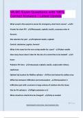 VA-BC Exam Questions with 100&percnt;  Correct Answers &vert; Latest Update