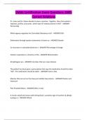 CMAS Certification Exam Questions 100&percnt; Correct Solutions