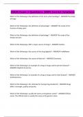 CMAS EXAMS BUNDLE ALL WITH Q&As