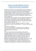 NURS 102-BRUMBACK TEST 2 QUESTIONS AND ANSWERS 
