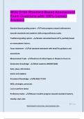 WGU D184 Standard-Based Assessment Exam Questions with 100&percnt; Correct  Answers