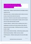 WGU D184 EXAM PACKAGE DEAL QUESTIONS AND VERIFIED DETAILED ANSWERS &vert; 100&percnt; GUARANTEED PASS &vert; ALREADY GRADED A&plus;
