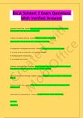 RICA Subtest 2 Exam Questions With Verified Answers