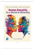 Test Bank for Human Sexuality in a World of Diversity&comma; 7th Canadian Edition by Spencer A&period; Rathus&vert; Complete Guide 2025