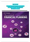 Test Bank for Personal Financial Planning&comma; 13th Edition&comma; by J&period; Gitman&comma; Michael D&period; Joehnk&comma; and R Billingsley&period;