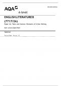 A-level  ENGLISH LITERATURE B  &lpar;7717&sol;2A&rpar;