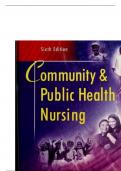 Test Bank Foundations For Population Health In Community Public Health Nursing By Marcia Stanhope&comma; Jeanette Lancaster&lbrace; 6th edition 2024&rcub;&period;&period;FOR BEST RESULTS