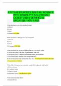 ATI TEAS PRACTICE TEST &num;2&colon; SCIENCE WITH COMPLETE SOLUTIONS &vert;  LATEST 2025 &vert; VERIFIED &  UPDATED&vert; 100&percnt; PASS