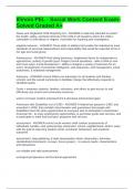 Illinois PEL - Social Work Content Exam- Solved Graded A&plus;