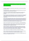 USCG BTM Definitions Exam Questions and Answers