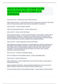 USCG BTM STUDY GUIDE EXAM QUESTIONS WITH COMPLETE ANSWERS