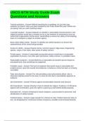 USCG BTM Study Guide Exam Questions and Answers