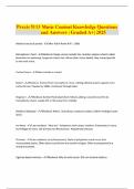 Praxis 5113 Music Content Knowledge Questions and Answers &vert; Graded A&plus;&vert; 2025