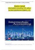 Solution Manual For Intermediate Accounting&comma; 11th Edition by David Spiceland&comma; Mark Nelson&comma; Verified Chapters 1 - 21 & Appendix A&comma; Complete Newest Version
